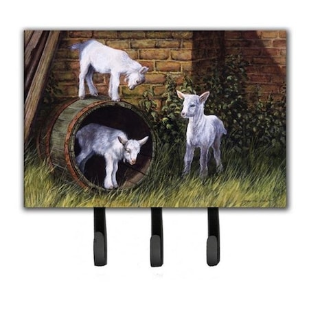Carolines Treasures Carolines Treasures BDBA0232TH68 Goats by Daphne Baxter Leash or Key Holder BDBA0232TH68